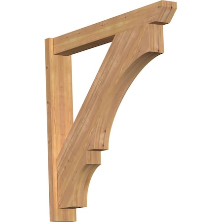 Ekena Millwork Balboa Slat Smooth Outlooker, Western Red Cedar, 5 1/2"W x 38"D x 38"H OUT06X38X38BOA06SWR